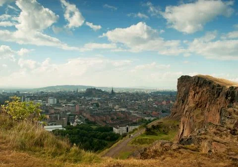 View from the Crags 스톡 사진