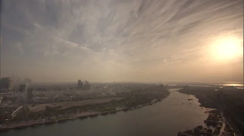 View of the Creek in Dubai. Stock Footage 46868215