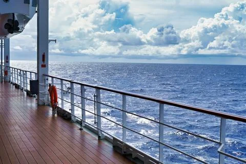 View from cruise ship Stock Photos