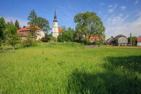 View to Cunewalde Stock Photos