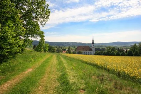 View to Cunewalde Stock Photos