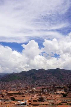 View of Cusco City, Cusco, Peru Stock Photos