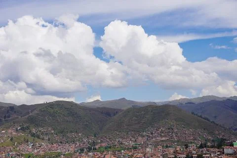 View of Cusco City, Cusco, Peru Stock Photos
