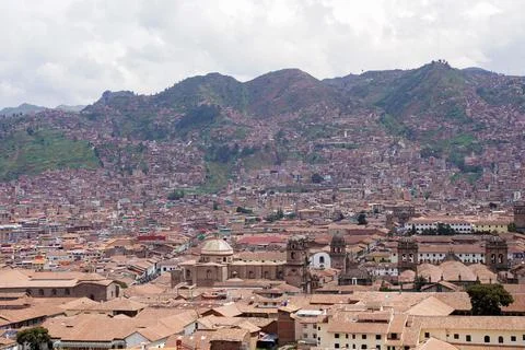 View of Cusco City, Cusco, Peru Stock Photos