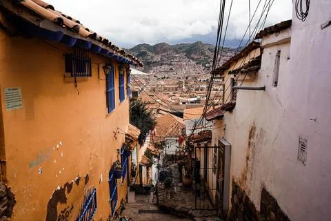 View of Cusco City, Cusco, Peru Stock Photos