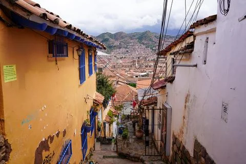 View of Cusco City, Cusco, Peru Stock Photos