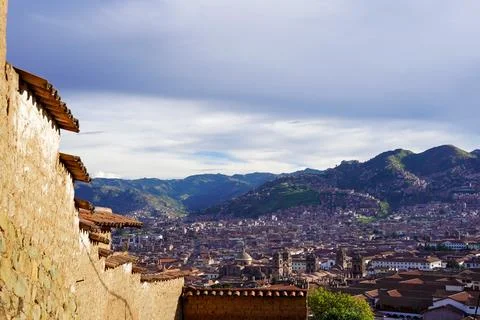 View of Cusco City, Cusco, Peru Stock Photos