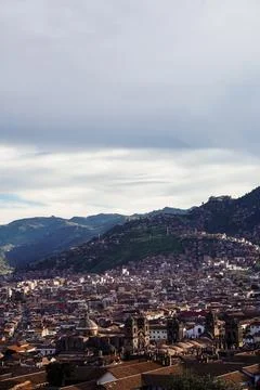 View of Cusco City, Cusco, Peru Stock Photos