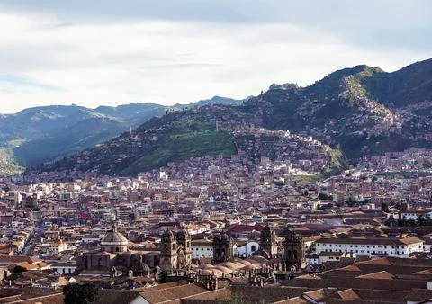 View of Cusco City, Cusco, Peru Stock Photos