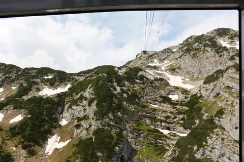 View from the Dachstein Cable Car Stock Photos