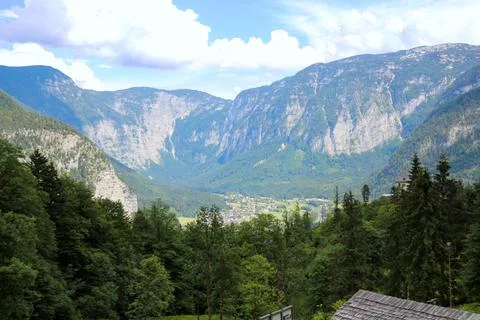 View on the Dachstein Mountains Stock Photos