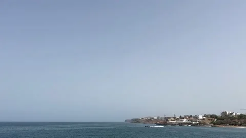 View on the Dakar seaside Stock Footage 202607245