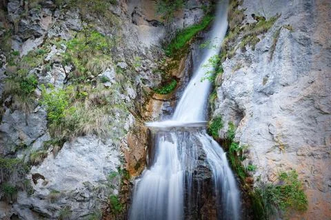 View of Dalbina cascade Foto stock