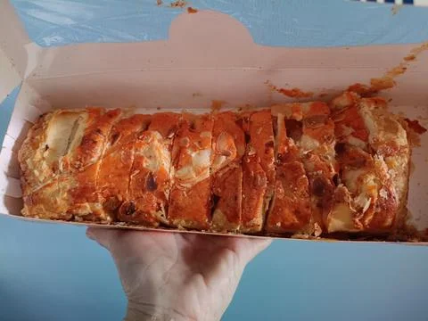 View of danish bread Foto stock