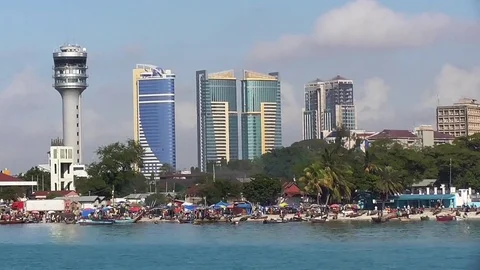 View of dar es salaam Stock Footage 83245014