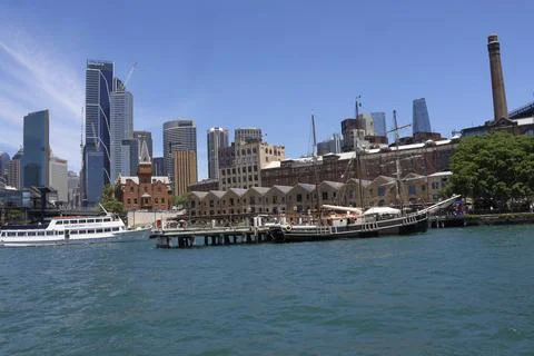 View of the Darling Harbour. Stock Photos