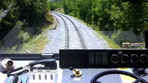 A view from de rack railway Stock Footage 104066377