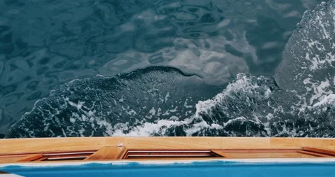 View from the deck to the sea Stock Footage 165587009