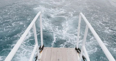 View from the deck to the sea1 Stock Footage 165587443