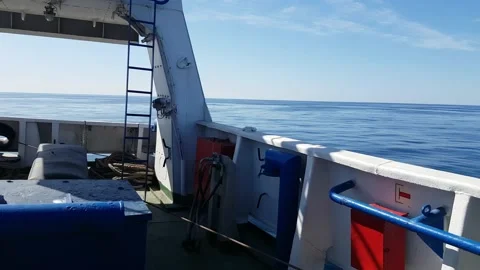 View from deck of ship. Stock Footage 138300422