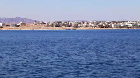 View from the deck of the ship on the sea 스톡 동영상 61601627