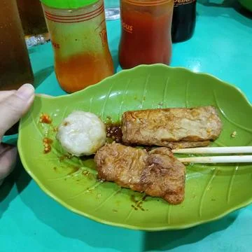 View of delicious dim sum on the table Stock Photos