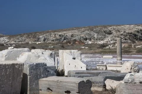 View in delos greece Stock Photos