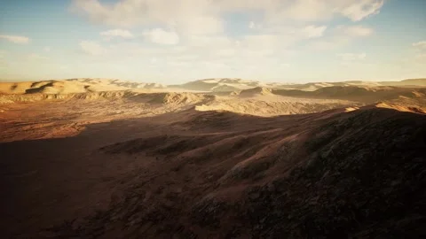 A view of the desert on the horizon Stock Footage 156875296