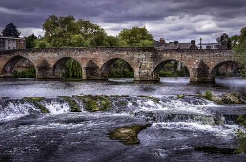 View of Devorgilla Bridge Stock Photos