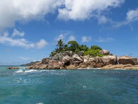 View from different sides of St. Pierre island, Seychelles, Indian ocean Photos