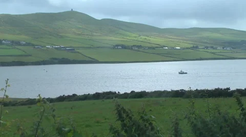 View of Dingle Bay in Ireland Stock Footage 40299589