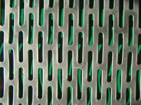 View dirty Pattern Of Air Flowing Hole Metal Plate. Defocused, blurred Textur Stock Photos