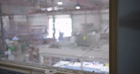 View From Dirty Window Stock Footage 200790195