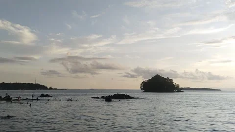 A view on dofior island Stock Footage 238993621
