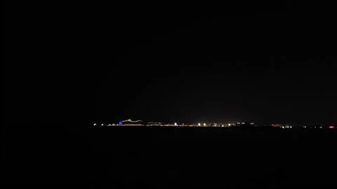 View of Doha from West Bay's Corniche Stock Footage 221989524