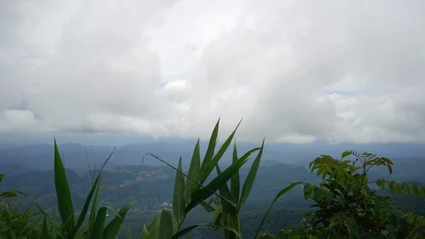 View from Doi Pui view point time lapse shot Stock Footage 112782058