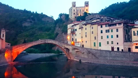 View Of Dolceacqua Stock Footage 78227998