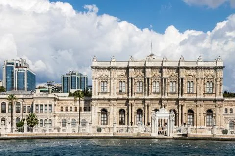 View of Dolmabahe Palace Foto stock