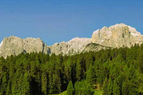 View of the Dolomites Stock Photos
