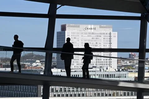 View from the dome of the Bundestag Stock Photos