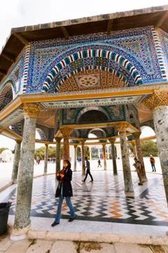 View of the Dome Of The Rock. Stock Photos
