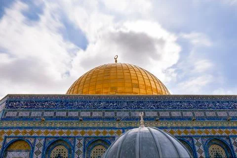 View of the Dome Of The Rock. Stock Photos
