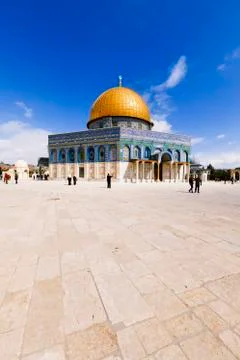 View of the Dome Of The Rock. Stock Photos
