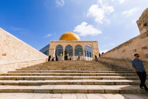 View of the Dome Of The Rock. Foto stock