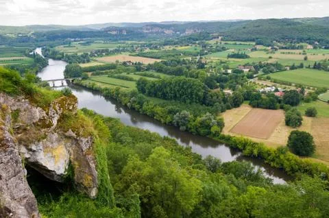 View from Domme Stock Photos