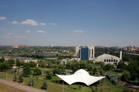 View on donetsk city Stock Photos