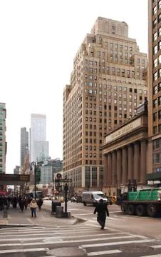 View down 6th Avenue Stock Photos