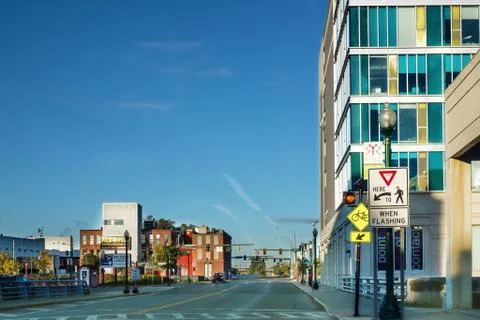 View down clinton Stock Photos