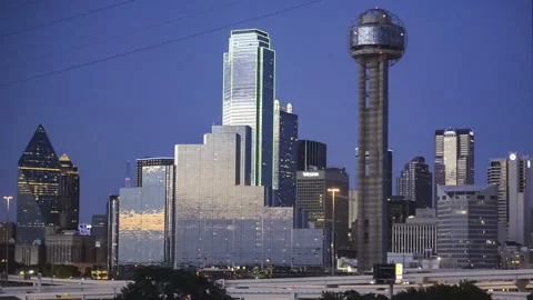 View of Downtown Dallas 動画素材 122586956