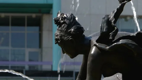 View of downtown Mannheim Vídeo Stock 137536549